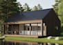 do 3d farmhouse, barndominium, tiny house, facade rendering